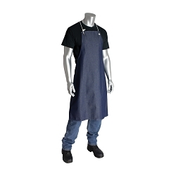 PIP® 200-010 Bib Apron, Cotton Denim