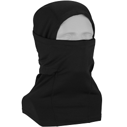 PIP® 364-1180 3-in-1 Single Layer Wind-Resistant Winter Balaclava, Universal, Black, Polyester Fleece, Drawstring Closure