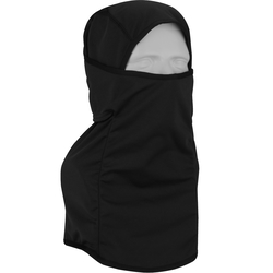 PIP® 364-1180 3-in-1 Single Layer Wind-Resistant Winter Balaclava, Universal, Black, Polyester Fleece, Drawstring Closure