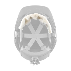 PIP® 396-20870-BGE EZ-Cool® Hard Hat Sweatband, Universal, Beige, Cotton Terry Cloth with Plastic Snap