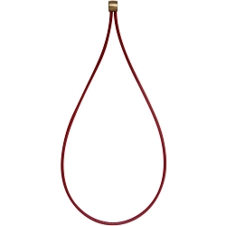 PIP® 533-100801 Wire Sling Loop, For Use With Tool Tethering Lanyard, 2 lb Maximum Load Limit, PVC/Steel, Red