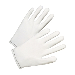 PIP® 906/M Regular Weight Inspectors Gloves, M, Stretch Nylon, White, Wing Thumb Style, Paired Hand, 7-3/4 in L