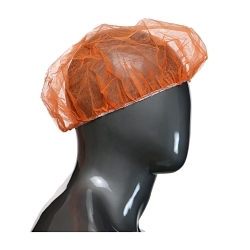 PIP® UB-21-1000OR UB-1000 Latex Free Standard Weight Disposable Bouffant Cap, 21 in, Orange, Spunbond Polypropylene