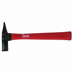 Plumb® 11530 Scaling Hammer, 16 oz Head, 13 in OAL, Hickory Wood Handle