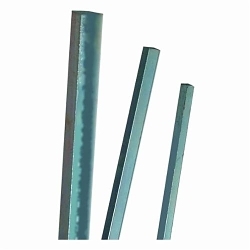 Precision Brand® 04000 Square Keystock, 1 ft L x 2 mm W x 2 mm H, Steel, Plain