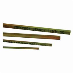 Precision Brand® 04010 Square Keystock, 1 ft L x 4 mm W x 4 mm H, Steel, Gold Dichromate Plated