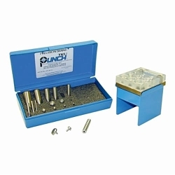 Precision Brand® TruPunch® 40199 Punch and Die Set With Stand, 17 Pieces