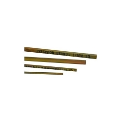 Precision Brand® 04035 Square Keystock, Steel, 1 ft L 10 mm W 10 mm H, Gold Dichromate Plated