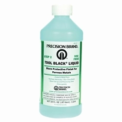 Precision Brand® Tool Black® 45112 Tool Black, 1 pt Container, Liquid Form, Clear, 25 to 30 sq-ft Coverage