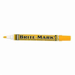 Precision Brand® BRITE-MARK® 50415 Paint Marker, Medium Tip, Yellow