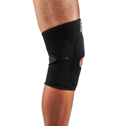 ProFlex® 16535 615 Knee Sleeve With Open Patella/Anterior Pad, XL, Neoprene, Black
