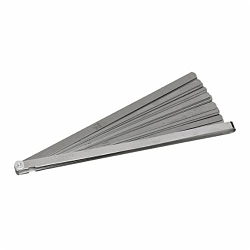 Proto® J000TL Long Blade Feeler Gauge Set, 1/2 x 12 in Blade, 25 Pieces, Steel Holder