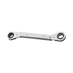 Proto® J1179T Reversible Box End Wrench, 7/32 x 9/32 in Wrench, 12 Points, 25 deg Offset, 4-1/8 in OAL, Steel, Full Polished