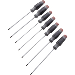 Proto® J1207STPS Screwdriver Set, 7 Pieces, ASME B107.600, Alloy Steel, Black Oxide