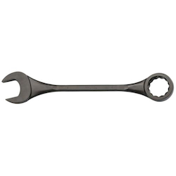 Proto® J12100 Combination Wrench, Imperial, 3-1/8 in, 12 Points, 15 deg Offset, 34 in OAL, Alloy Steel, Black Oxide, ASME B107.100