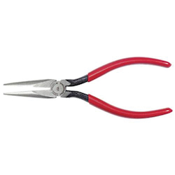 Proto® J229-03G Needle Nose Plier With Wire Stripper, 1-11/16 in L x 1/2 in W, Diamond Serrated/Smooth Steel Jaw, 9/32 in W Tip, 5-9/16 in OAL