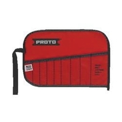 Proto® J25TR09C Tool Pouch, 9 Pocket, For Use With J3200D Open End Wrench Set, Canvas, Red