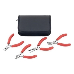 Proto® J2804SMP ESD Precision Miniature Plier Set, 4 Pieces, ANSI