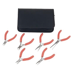 Proto® J2806SMP ESD Precision Miniature Plier Set, 6 Pieces, ANSI