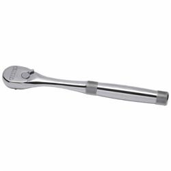 Proto® J4749XL Non-Insulated Standard Length Hand Ratchet, Imperial, 1/4 in Drive, Pear Head, 5 in OAL, Steel, Full Polished, ASME B107.10M/B107.500