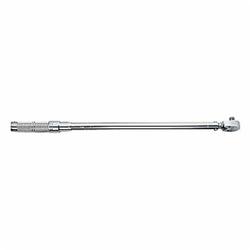 Proto® J6006CXCERT CXCERT Micrometer Torque Wrench, 3/8 in Drive, 16 to 80 ft-lb, Ratcheting Head, 0.5 ft-lb Graduation, 15-1/2 in OAL, ASME B107.14, ASME B107.300-2010, TO33K6-4-2193-1
