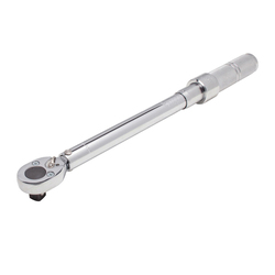 Proto® J6008C C Series Micrometer Torque Wrench, 1/2 in Drive, 16 to 80 ft-lb, Ratcheting Head, 0.5 ft-lb Graduation, 15-1/2 in OAL, ASME B107.14M