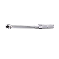 Proto® J6008CXCERT CXCERT Micrometer Torque Wrench, 1/2 in Drive, 16 to 80 ft-lb, Ratcheting Head, 0.5 ft-lb Graduation, 15-1/2 in OAL, ASME B107.300-2010, TO33K6-4-2193-1