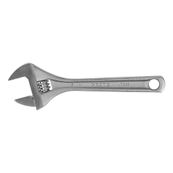 Proto® J706B Non-Insulated Standard Wrench, 15/16 in Wrench, Polished Chrome, 6-11/32 in OAL, Alloy Steel Jaw, Alloy Steel Body, ASME B107.103, Alloy Steel