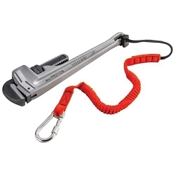 Proto® J810A-TT Straight Pipe Wrench, 10 in OAL, Serrated Jaw, Aluminum Handle, ASME Specified