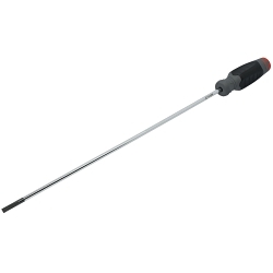 Proto® JC1416RF Screwdriver, 1/4 in Point Slotted Point, Alloy Steel Shank, 20-1/2 in OAL, Nylon Handle, Black Oxide/Chrome