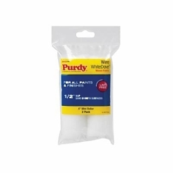 Purdy® 140606044 White Dove™ Mini Roller Cover, 3/8 in Nap, 4 in L, Woven Dralon® Fabric