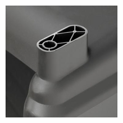 Purdy® 140796018 Dual Roll Off Paint Bucket, 5 gal, 15-1/2 in L x 25-3/4 in W, Polypropylene, Black