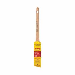 Purdy® 144024010 Adjutant™ Angular Trim Brush, 2-1/8 in OAL, 1 in, Natural Hardwood Handle, Oil Based