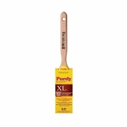 Purdy® 144064320 XL™ Bow™ Flat Sash Brush, 2-11/16 in OAL, 2 in, Natural Hardwood Handle, Latex, Oil Based