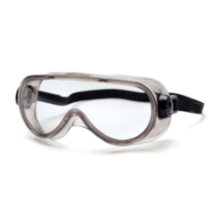 Pyramex® G304TN Top Shelf Chemical Splash Goggles, H2X Anti-Fog/Scratch-Resistant Clear Lens Polycarbonate Lens, Yes UV Protection, Neoprene Strap, ANSI Z87.1, CE EN166 CSA Z94.3