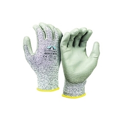 Pyramex® GL402C5L GL402C5 Series Cut-Resistant Gloves, L, 13 ga HPPE/Latex, Elastic Wrist Cuff, Resists: Abrasion, Cut, Puncture and Tear, ANSI Cut-Resistance Level: A4, Pair Hand