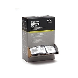 Pyramex® HCW100A Hygienic Wipes, 5 x 8 in Tissue, 100 Tissue, For Use With Respirators, Hard Hat Suspensions, Self-Contained Breathing Apparatus and Personal Protective Equipment