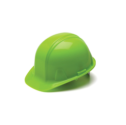Pyramex® HP14031 SL Series Cap Style Hard Hat, 6-1/2 Fits Mini Hat, 8 Fits Max Hat, HDPE, 4-Point Nylon Suspension, ANSI Electrical Class Rating: Class C, E and G, ANSI Impact Rating: Type I, Snap Lock Adjustment