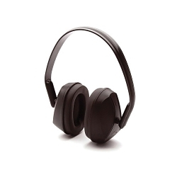 Pyramex® PM2000 Ear Muff, 21 dB Noise Reduction, Black, ANSI S3.19