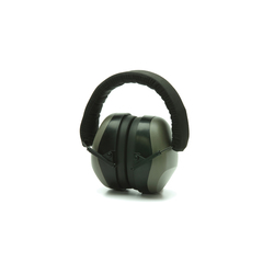 Pyramex® PM8010 PM80 Earmuffs, 26 dB Noise Reduction, Gray, ANSI S3.19, CE EN-352:2002