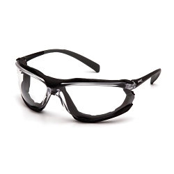 Pyramex® SB9310ST Lightweight Safety Eyewear, H2X Anti-Fog, Clear Lens, Black, Polycarbonate Lens, ANSI Z87.1, CAN/CSA Z94.3-15, CE EN166, MIL-PRF 32432
