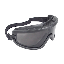 Radians® BG1-21 BG1 Indirect Vent Protective Goggles, Anti-Fog Smoke Lens Polycarbonate Lens, Yes UV Protection, Elastic Strap, ANSI Z87.1+