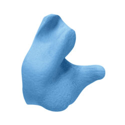 Radians® CEP001-B Ear Plug, 26 dB Noise Reduction, Custom Molded Shape, Custom Molded Design