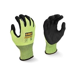DeWALT® by Radians® DPG833TL DPG833T Touchscreen Cut Gloves, L, 18 ga HPPE, Knit Wrist Cuff, Resists: Abrasion, Cut, Oil, Puncture, Tear and Water, ANSI Cut-Resistance Level: A2