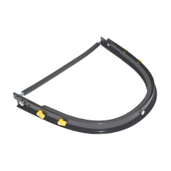 Radians® HG-410A4 Universal Cap Adapter Visor Bracket, For Use With Hard Hats, Aluminum