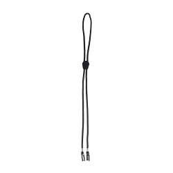 Radians® NCB-BLACK Breakaway Neck Cord With End Clips, Black