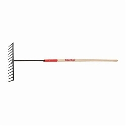 Razor-Back® 63125 Asphalt Rake, 14 Tines, Forged Steel, Hardwood Handle