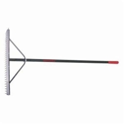 Razor-Back® 63137 Landscape Rake With Brace, Aluminum Handle