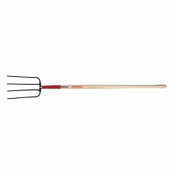 Razor-Back® 74102 Manure Fork, 4 Tines, Forged Steel Tine, Hardwood Handle