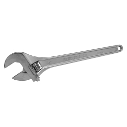 Reed 02209 Adjustable Wrench, 1-11/16 in, 15 in OAL, Nickel Chrome Plated